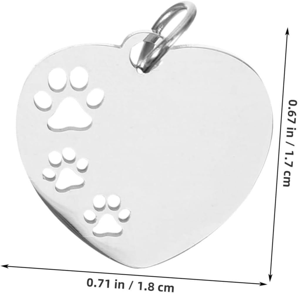 MEDAILLE COEUR ET EMPREINTES