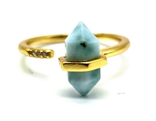 Bague Argent 925 Larimar Pointe