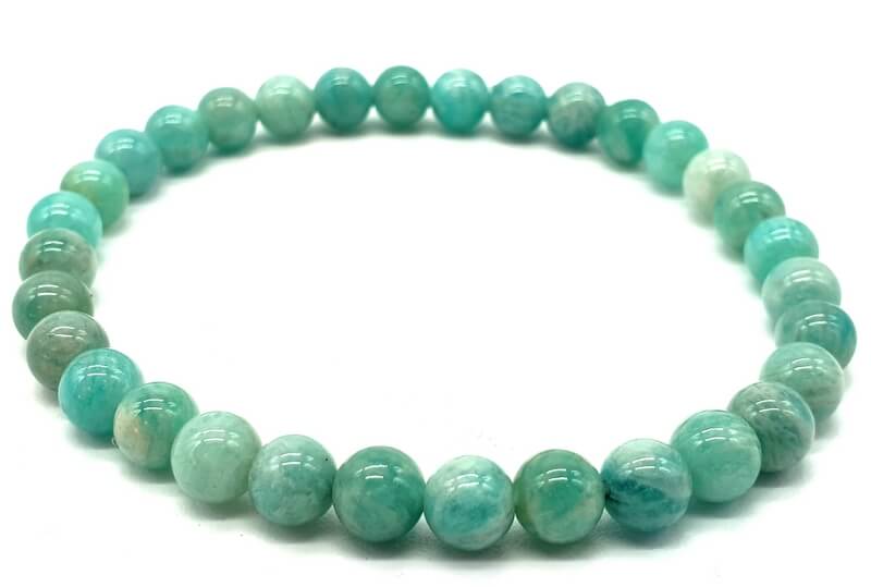 Bracelet Amazonite 'AA' perles 6mm