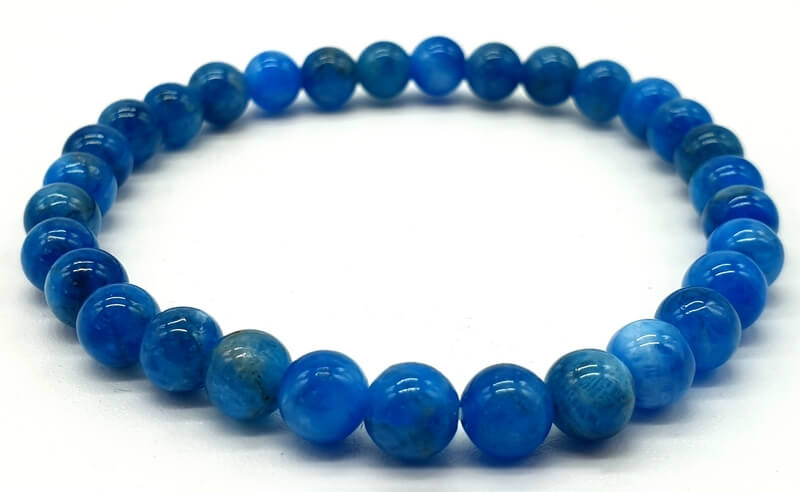 Bracelet Apatite 'AAA' perles 6mm