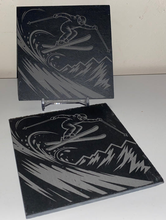 Sous verre ski