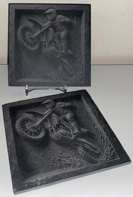 Sous verre moto cross