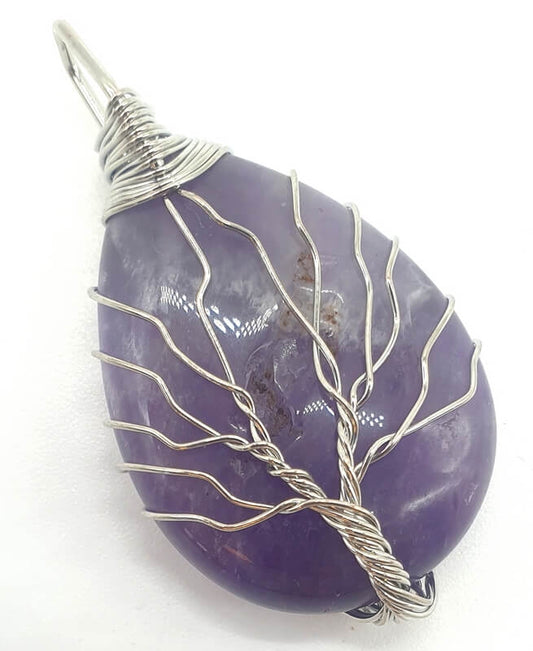 Pendentif Arbre de Vie - Améthyste 4cm